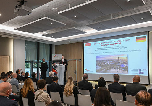 La Chambre de Commerce de Monaco a accueilli une délégation économique allemande de la BWA pour son premier événement officiel